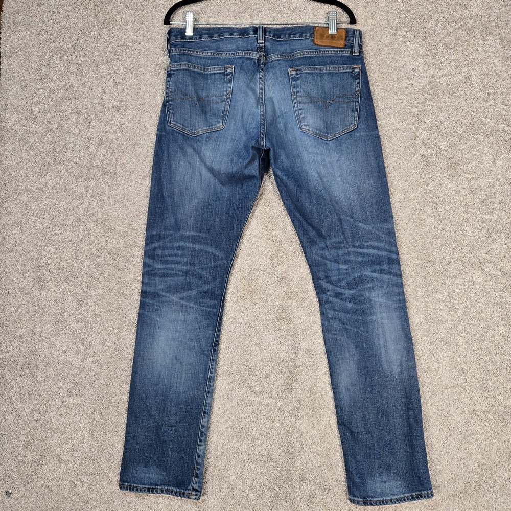 Polo Ralph Lauren Jeans Mens 32x32 The Varick Slim Straight Blue stretch - Picture 2 of 10